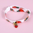 Big round pet fruit bell adjustable safety buckle cat and dog accessories collarpicture12
