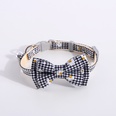 Pet Collar Cat Dog Plaid Daisy Flower Bow Adjustable Bell Collarpicture15