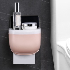 Bathroom Multifunctional Waterproof Mobile Phone Shelf Roll Paper Tissue Box