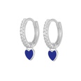 fashion heartshaped earrings ear buckle drop oil copper earringspicture55
