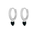 fashion heartshaped earrings ear buckle drop oil copper earringspicture22