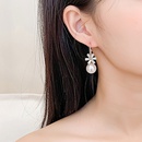 new Korean style pearl pendant inlaid zircon copper earringspicture9