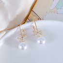 new Korean style pearl pendant inlaid zircon copper earringspicture10