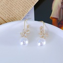 new Korean style pearl pendant inlaid zircon copper earringspicture11