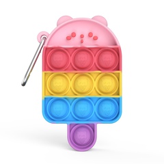 Rainbow Bear Popsicle Anhänger Nagetier Pioneer Toys Schlüsselanhänger 7 * 11,2 * 1,5 cm