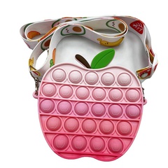 Cute bubble apple bag cartoon cute coin purse bag