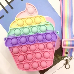 Cute bubble ice cream bag cartoon cute coin purse