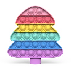 Macaron Christmas tree Christmas gift silicone puzzle decompression toy