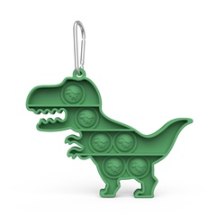 Grüner Dinosaurier-Puzzle-Dekompressions-Schlüsselanhänger Ratte Pioneer Toys