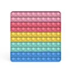 20cm Rainbow Square Spielbrett Sensorisches Dekompressionsspielzeug