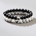 2022 new fashion black white Tai Chi beaded couple braceletpicture5