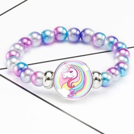 nouveaux accessoires bracelet de bijoux de chaîne de licorne de dessin animé pour enfants's discount tags