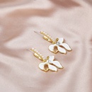 Fashion drop oil bow pearl sweet elegant alloy earringspicture9