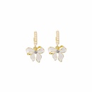 Fashion drop oil bow pearl sweet elegant alloy earringspicture11