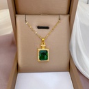 Titanium steel Microset real gold full diamond perfume bottle pendent necklacepicture9