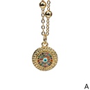 nouveau collier de chane de perles en cuivre plaqu or avec pendentif en diamant de couleur oeil de diable turcpicture10