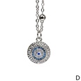nouveau collier de chane de perles en cuivre plaqu or avec pendentif en diamant de couleur oeil de diable turcpicture13