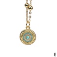 nouveau collier de chane de perles en cuivre plaqu or avec pendentif en diamant de couleur oeil de diable turcpicture17