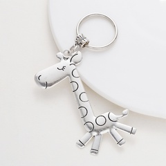 porte-clés simple girafe créative petit cadeau créatif pendentif clé de voiture