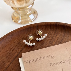 Fashion Heart-shaped Pearl Simple Pearl Stud Earrings