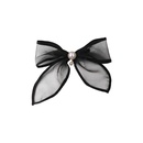 Organza bow black mesh spring clip fashion hair accessoriespicture10