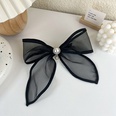 Organza bow black mesh spring clip fashion hair accessoriespicture15