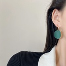 fashion green metal disc hit color earringspicture9
