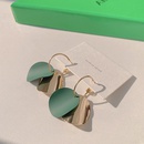 fashion green metal disc hit color earringspicture11