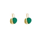 fashion green metal disc hit color earringspicture13