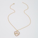 retro dripping oil ECG creative copper microinlaid zircon heart necklacepicture7