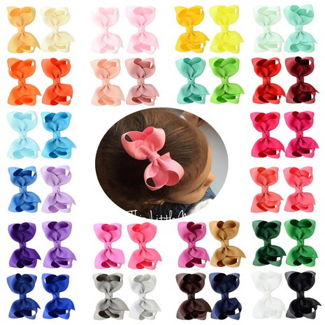 Nouvelle épingle à cheveux fleur déformée multicolore simple pour enfants de 40 couleurs en gros's discount tags