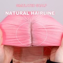 perruques pour femmes roses fibre chimique perruques longues et droitespicture13