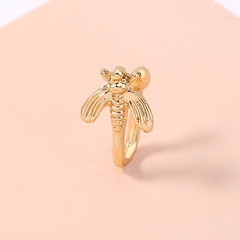 Anneau de nez d'abeille dorée à la mode mini anneau de nez faux petit animal mignon