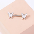 fashion enamel porcelain drops glitter milk ring cute butterfly milk nailspicture8