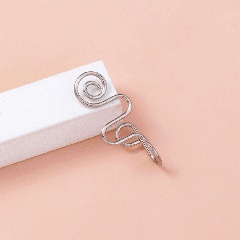 exaggerated stainless steel nose clip fake nose ring hand-wound nose nail