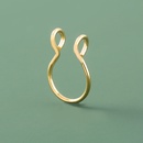anneau de faux nez dor en forme de U simple en acier inoxydable bijoux sans poinonpicture8