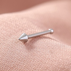fashion stainless steel pointed cone puncture straight rod arrow nose nails