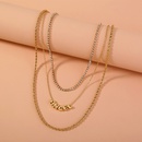 fashion letter ANGEL necklace multilayer alloy necklacepicture8
