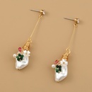 Fashion Long Tassel Korean Style Retro Baroque Pearl Earringspicture6