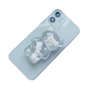 neige ours tlphone portable dessin anim transparent en trois dimensions mignon airbag rtractablepicture10
