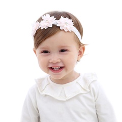 New three lace pearl children's hair band baby hair accessories