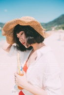 fashion beach big brim straw hat summer foldable sun hatpicture6