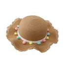 Summer Korean childrens sunscreen sun hat straw hat messenger bagpicture4