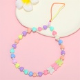 new candy color beads heartshaped fivepointed star acrylic mobile phone lanyardpicture13