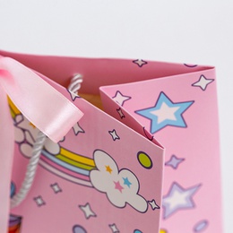 cartoon cute gift bag gift bag tote bag packaging bag unicorn tote paper bag wholesalepicture7