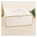 Gold flower gold edge printing card kraft paper bag gift clothing packaging bagpicture7