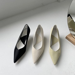 2022 Korean spring new fashion stiletto high heels professional 