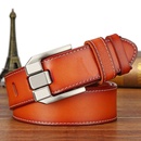 Leather mens pin buckle youth retro casual jeans wholesale beltpicture9