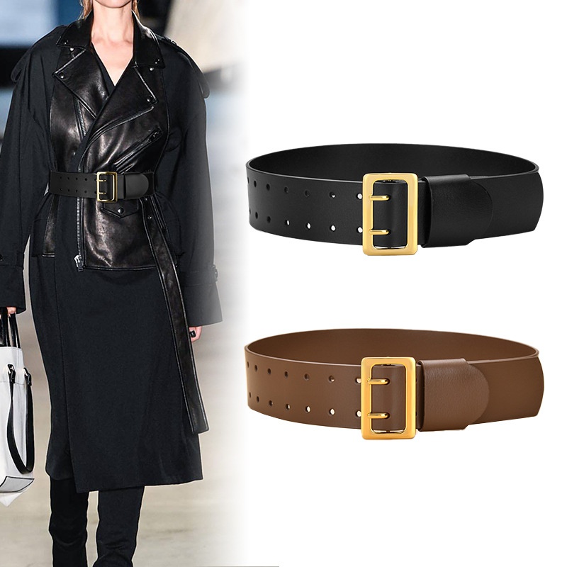 Girdle decorative womens wide waist fashion leather belt