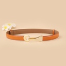 womens decorative retro adjustment cowhide genuine leather belt wholesalepicture3